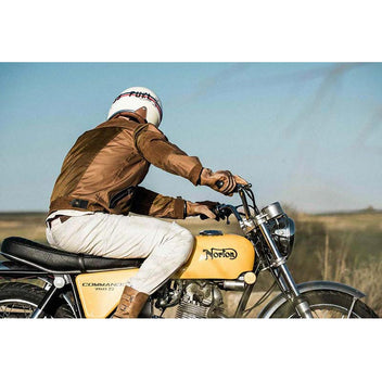 Veste moto Arizona Tan de Fuel Motorcycles. Blackpines.fr