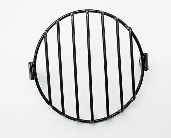Grille pour phare Royal Enfield 650 par Hedgehog Motorcycles. Blackpines.fr