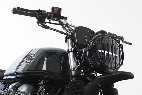Kit Scrambler Hedgehog Motorcycles pour Royal Enfield Interceptor. Blackpines.fr