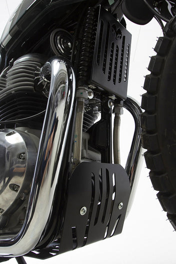 Kit Scrambler de Hedgehog Motorcycles pour Royal Enfield Interceptor. Blackpines.fr
