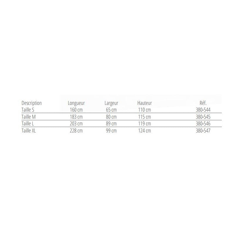 Housse de protection intérieur moto HIGHSIDER 4 tailles-blackpines.fr