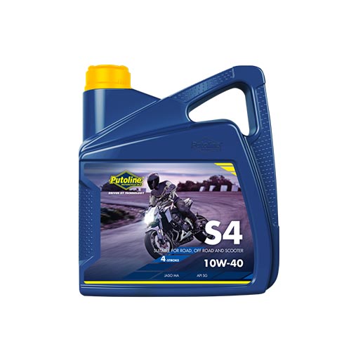 Huile moteur minerale 10w40 S4 Putoline 4 litres. Blackpines.fr