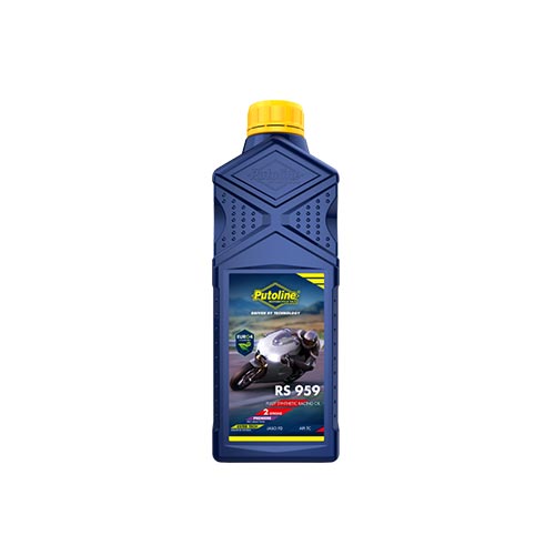 Huile moteur 2 temps synthetique RS 959 Putoline. Blackpines.fr
