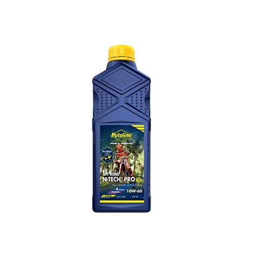 Huile moteur 4 temps N Tech pro R+ off road 10w60 Putoline. Blackpines.fr