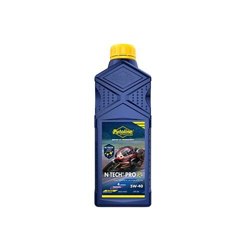Huile synthetique N-TECH® PRO R+ 5W40 4T 1 litre Putoline. Blackpines.fr