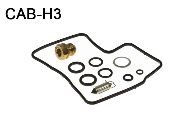 Kit de reparation carburateur CAB-H3 Tourmax pour moto Honda. Blackpines.fr