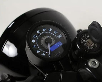 Kit compteur daytona velona pour Royal Enfield Interceptor 650. Blackpines.fr