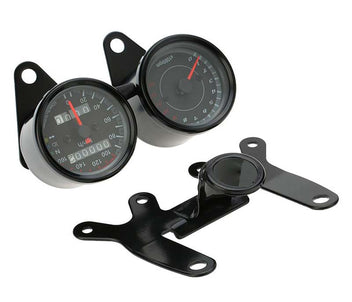 Kit mini compteur de vitesse moto plus compte tours. Blackpines.fr