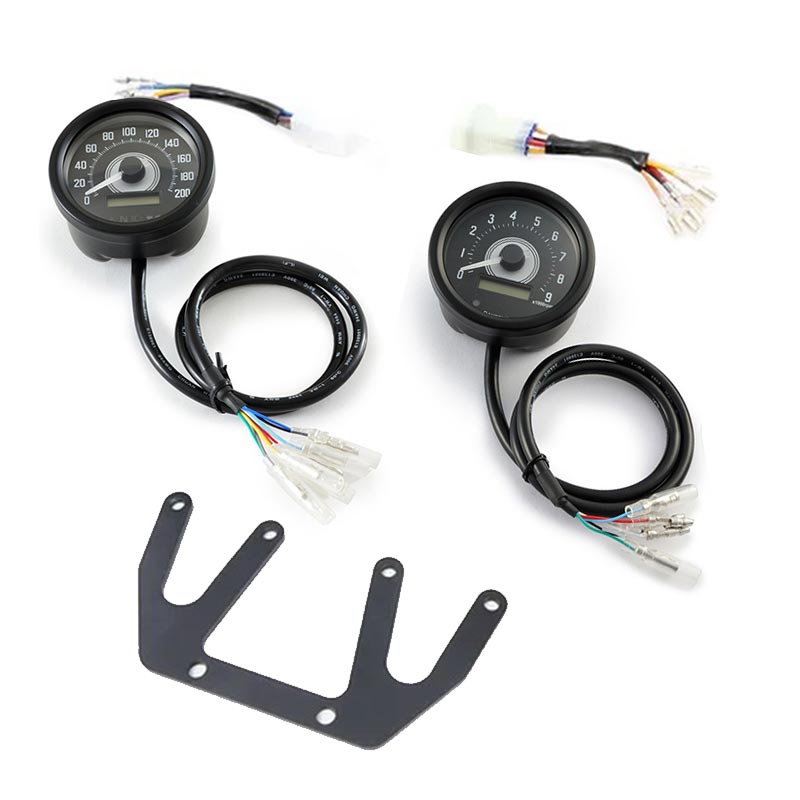 Kit compteur double Daytona pour RE650 Hedgehog. Blackpines.fr