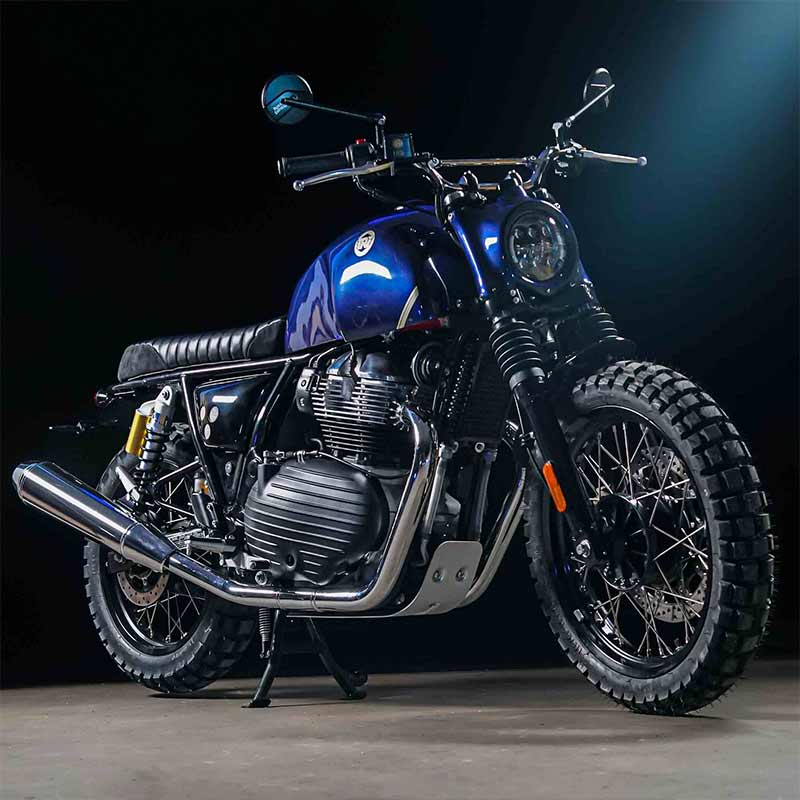 Kit Super Scrambler bleu nuit Bonvent pour Interceptor. Blackpines.fr