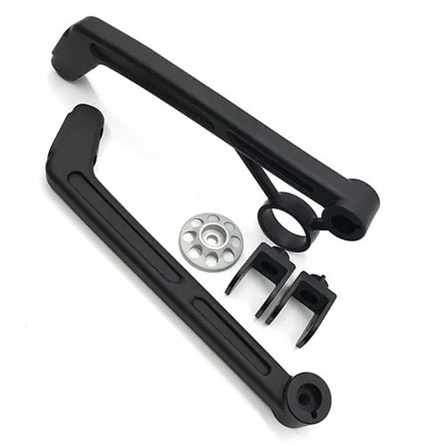 Kit de supports de repose-pieds passager pour BMW R nineT. Blackpines.fr