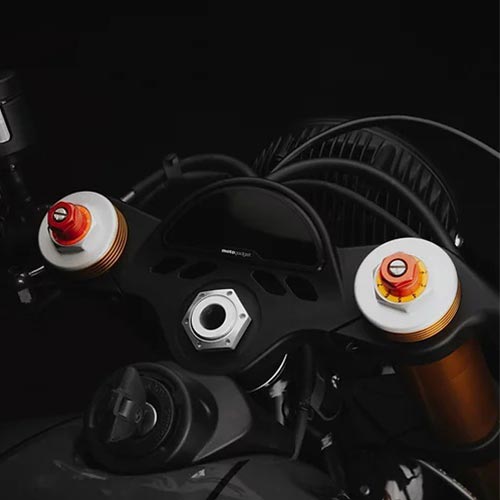 Kit tes de fourche Le Motographe pour BMW R nineT Roadster. Blackpines.fr