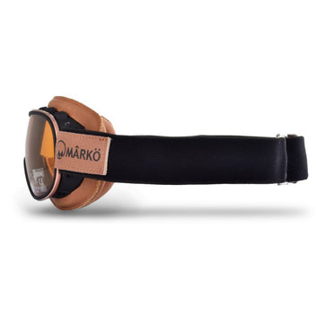 Lunette moto aviateur B3 Goggle Replica marron Marko. Blackpines.fr