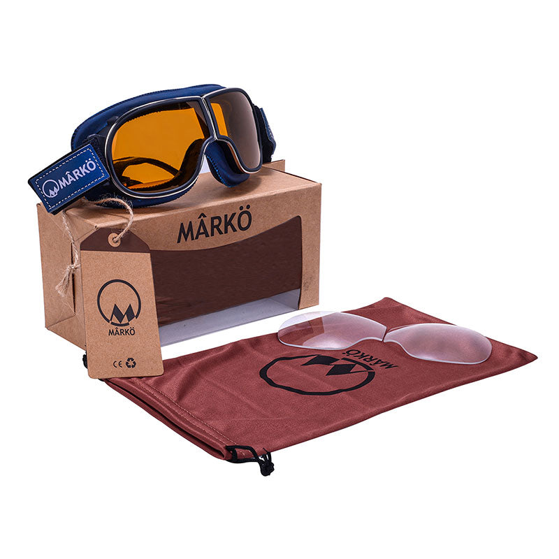 Masque moto Marko B3 Goggle Replica Navy. Blackpines.fr