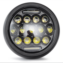 Phare led moto 7" universel  blackpines.fr  blackpines.fr
