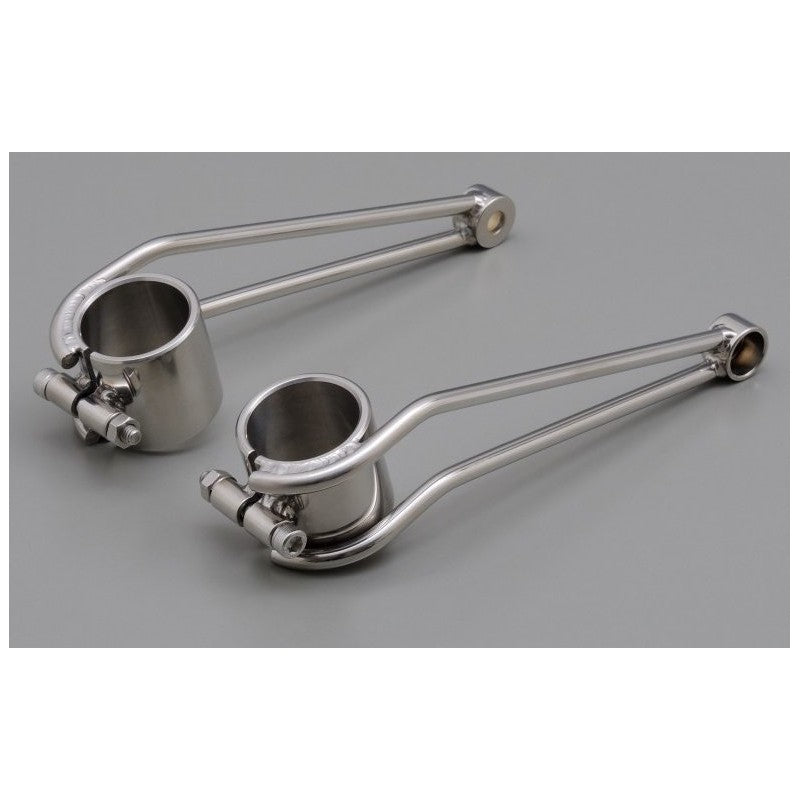 Support De Fixation Phare Clignotant Universel Moto Noir Pour 39mm 41mm