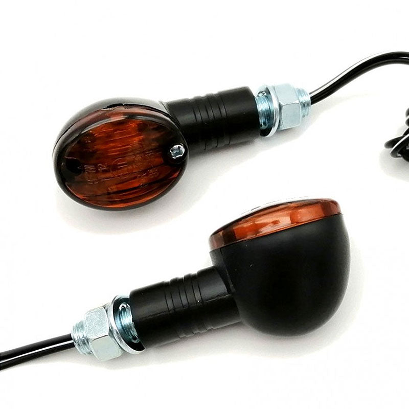 Paire de clignotants Micro Flash 2 Brazoline à verre fumé. Blackpines.fr