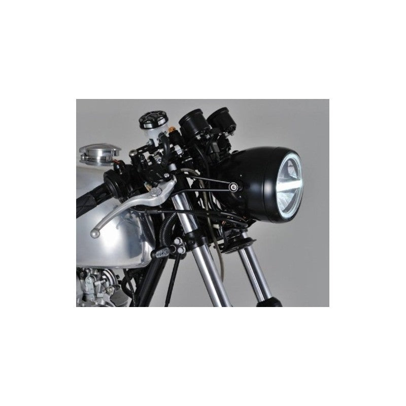Phare Cafe racer DAYTONA NEO VINTAGE - Noir ou Chrome-blackpines.fr