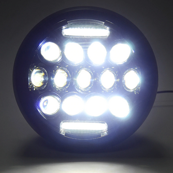 Phare led moto 7" universel  blackpines.fr  blackpines.fr