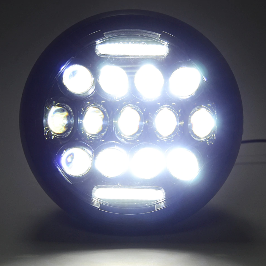 Baceyong 7 pouces 75 W projecteurs de moto LED phares rond moto blanc phare  durable