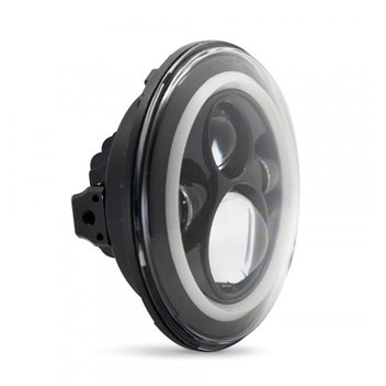 Phare LED DRAGON LIGHT 7 pouces Barracuda. Black
