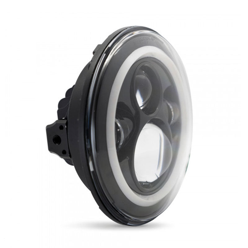 Phare LED DRAGON LIGHT 7 pouces Barracuda. Black