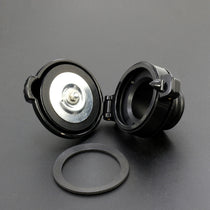 Bouchon type Monza pour Harley Davidson Sportster NOIR ou CHROME-blackpines.fr