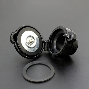 Bouchon type Monza pour Harley Davidson Sportster NOIR ou CHROME-blackpines.fr