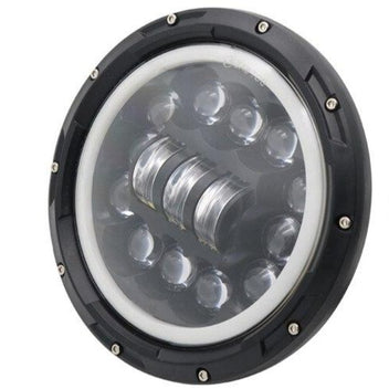 Optique multi-LED moto 7" feu diurne halo-optique led moto 7"-blackpines.fr