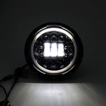 Optique multi-LED moto 7" feu diurne halo-optique led moto 7"-blackpines.fr