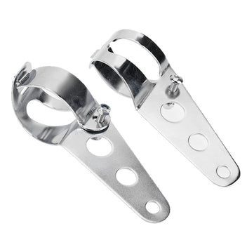 Pattes de fixation phare avant CHROME-blackpines.fr