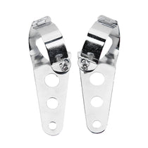 Pattes de fixation phare avant CHROME-blackpines.fr