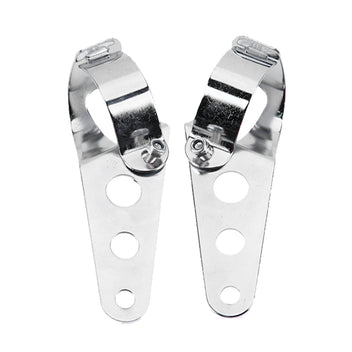 Pattes de fixation phare avant CHROME-blackpines.fr