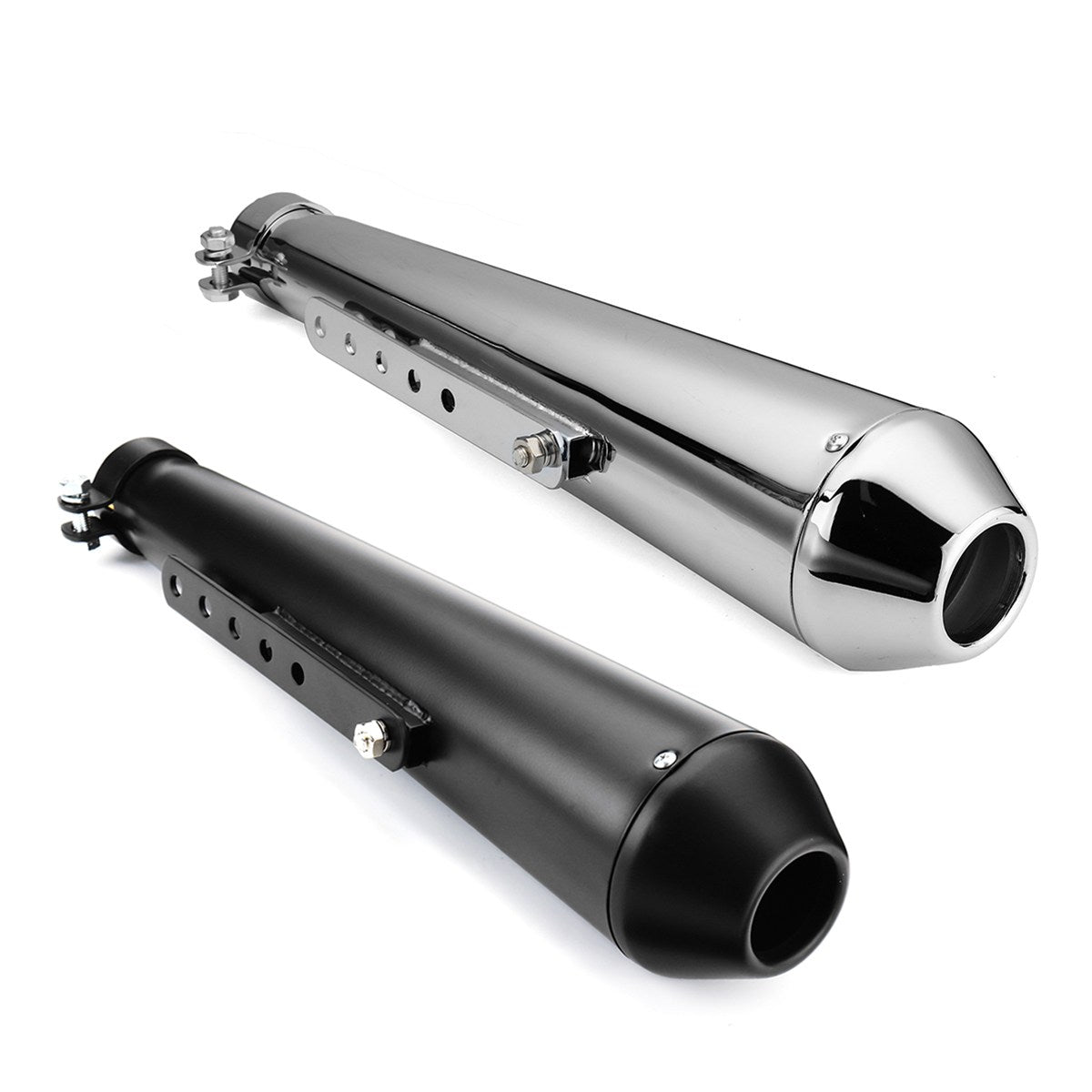 Silencieux Classique MEGATON Chrome ou Noir-blackpines.fr