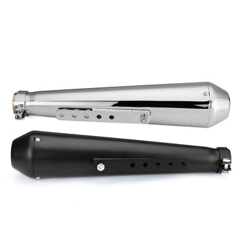 Silencieux Classique MEGATON Chrome ou Noir-blackpines.fr