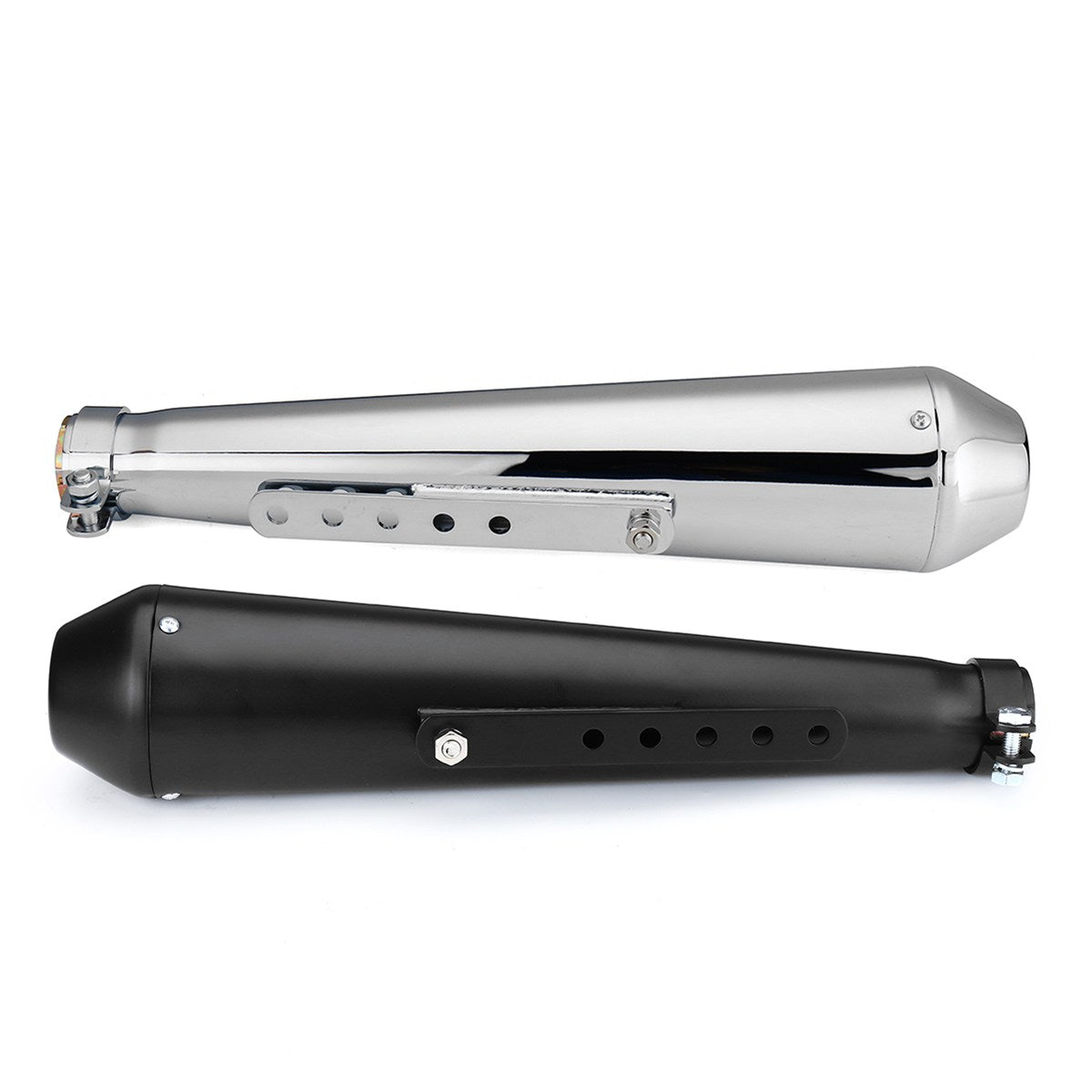 Silencieux Classique MEGATON Chrome ou Noir-blackpines.fr