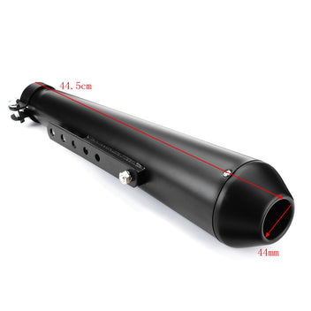 Silencieux Classique MEGATON Chrome ou Noir-blackpines.fr