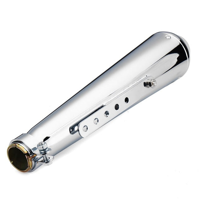Silencieux Classique MEGATON Chrome ou Noir-blackpines.fr