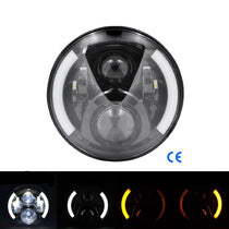 Optique phare à LED 7' avec feu diurne et clignotants-blackpines.fr