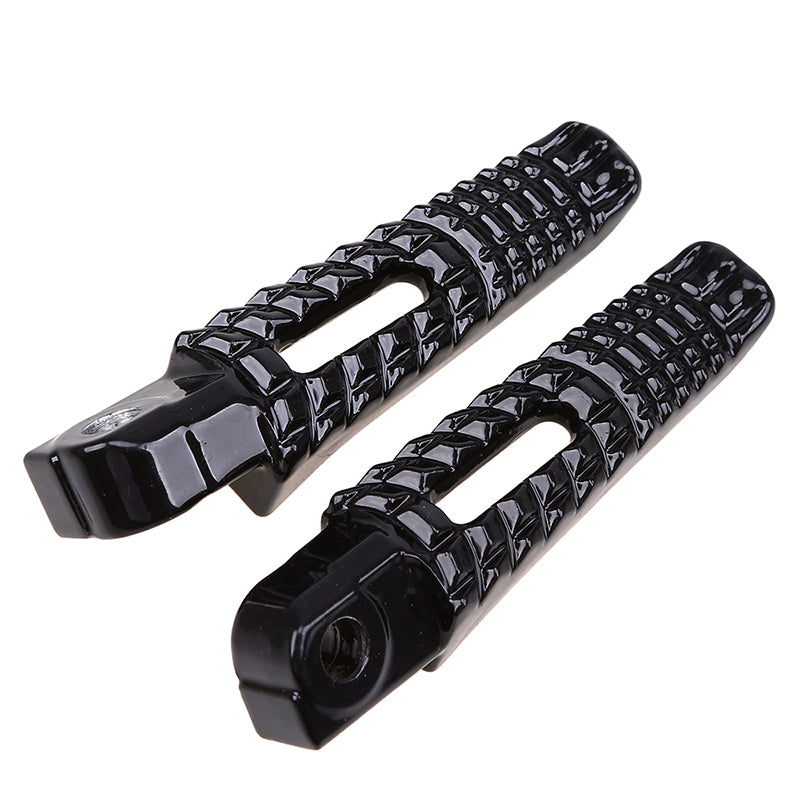 Cale-pieds SCRAMBLER Noir ou Argent-blackpines.fr