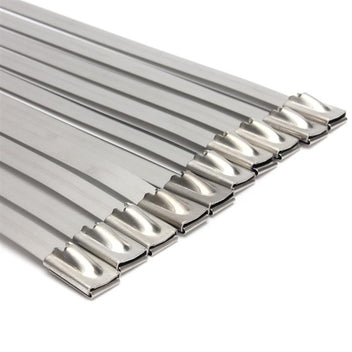 10 Colliers INOX pour echappement-blackpines.fr