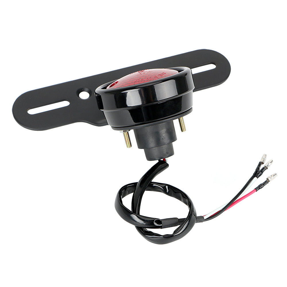 Feu arrière moto Café racer LED avec support de plaque-blackpines.fr