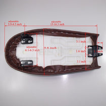 Selle CAFE RACER Classique&Vintage marron-blackpines.fr
