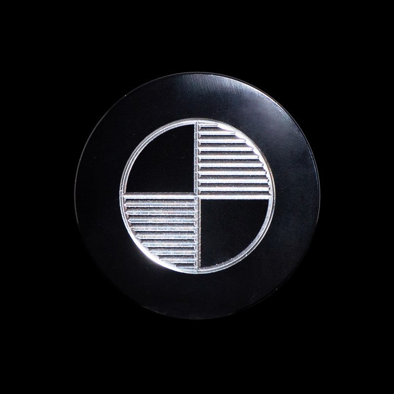 Badge Ex-Motorcycle C-icon Black pour carter distribution BMW RnineT. Blackpines.fr