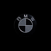 Badge Ex-Motorcycle noir pour carter distribution BMW RnineT. Blackpines.fr