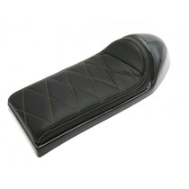 Selle coque Cafe racer C.Racer noire couture marron  blackpines.fr
