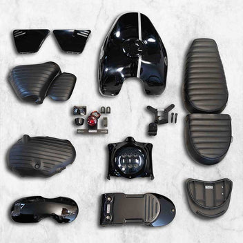 Kit Super Scrambler noir Bonvent pour Interceptor. Blackpines.fr