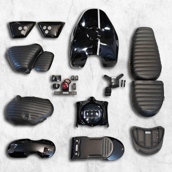 Kit Super Scrambler noir Bonvent pour Interceptor. Blackpines.fr