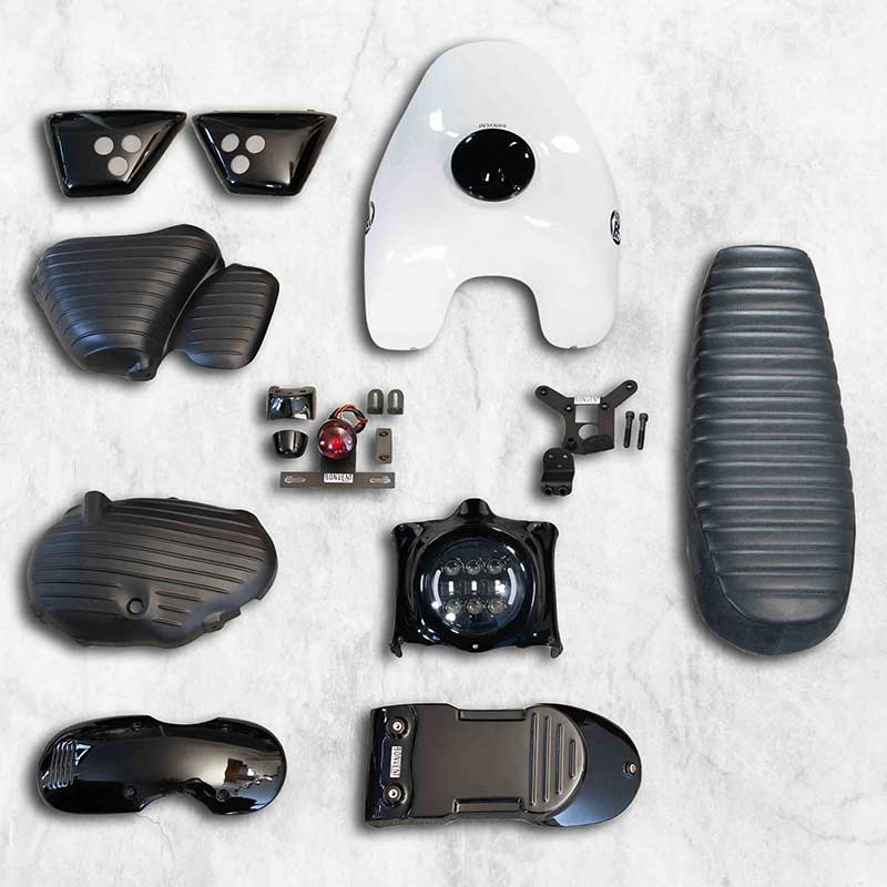 Kit Super Scrambler blanc Bonvent pour Interceptor. Blackpines.fr