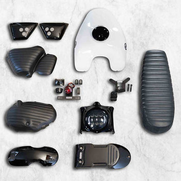 Kit Super Scrambler blanc Bonvent pour Interceptor. Blackpines.fr
